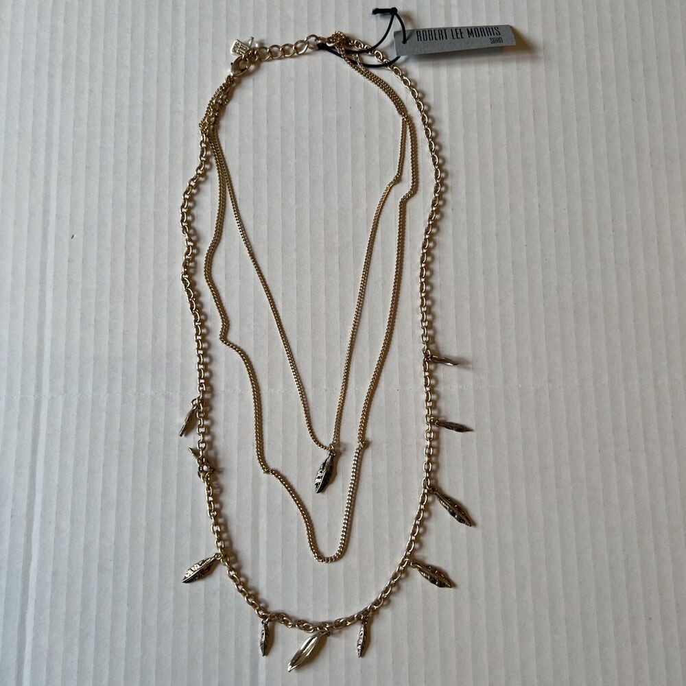 Robert Lee Morris Soho Great Gift under $20Shaky Leaf Chain Necklace